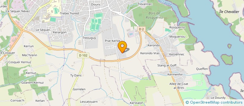 localisation de l'entreprise ACCOLADE  PONT-L'ABBE