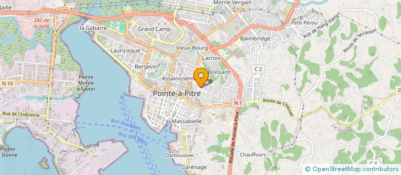 localisation de l'entreprise ACCOLADE CARAIBES à LES ABYMES