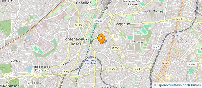 localisation de l'entreprise ACCOLADES à FONTENAY-AUX-ROSES