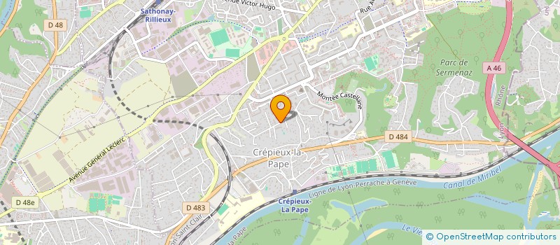 localisation de l'entreprise ACCOLITYS à RILLIEUX-LA-PAPE