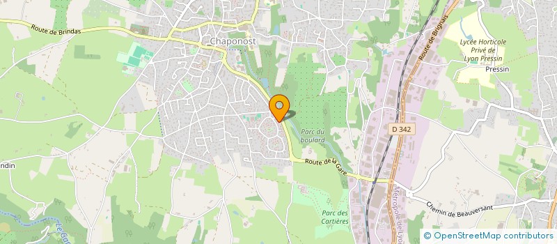 localisation de l'entreprise ACCOM INTERNATIONAL  CHAPONOST