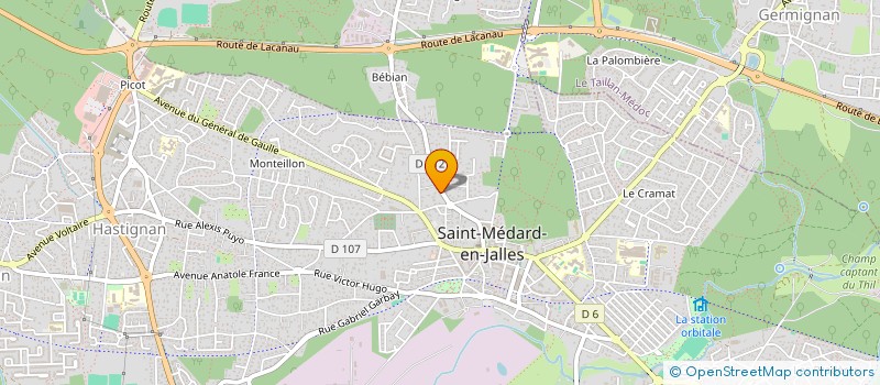 localisation de l'entreprise ACCOMEXT à SAINT-MEDARD-EN-JALLES