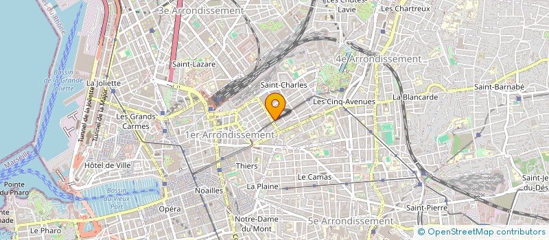 localisation de l'entreprise ACCOMGESTION à MARSEILLE