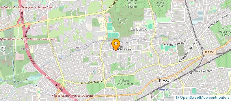 localisation de l'entreprise ACCOMP & CO à PESSAC