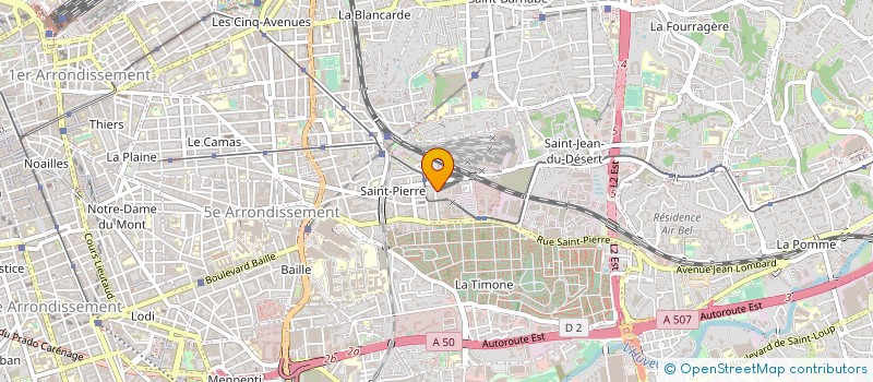 localisation de l'entreprise ACCOMP EXPERT à MARSEILLE