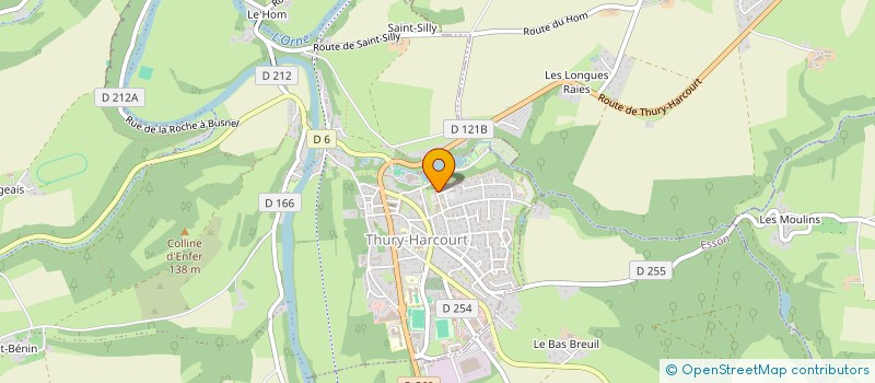 localisation de l'entreprise ACCOMP INITIATIVES INSERT LOCALE ECON SO à THURY-HARCOURT-LE-HOM