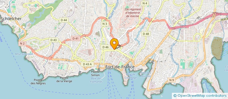 localisation de l'entreprise ACCOMPAG DEVELOP PROMOT ACTION SOCIALE  FORT-DE-FRANCE