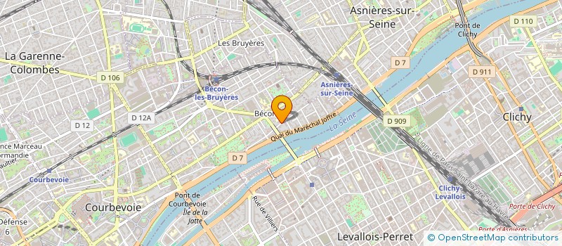 localisation de l'entreprise ACCOMPAGN'MOI à COURBEVOIE