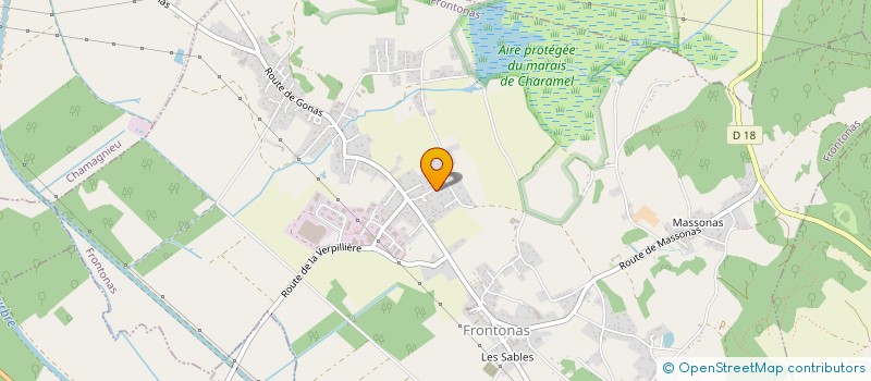 localisation de l'entreprise ACCOMPAGNEMENT ADMINISTRATIF CITOYEN (A A C)  FRONTONAS