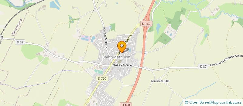 localisation de l'entreprise ACCOMPAGNEMENT & ASSISTANCE LE VIVIER INFORMATIQUE 5.5  SAINT-MATHURIN