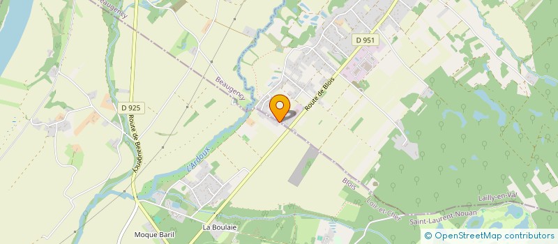 localisation de l'entreprise ACCOMPAGNEMENT BIEN-ETRE SANTE  SAINT-LAURENT-NOUAN