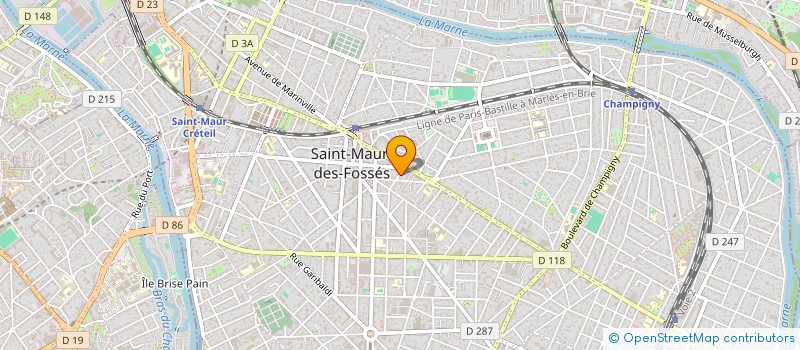 localisation de l'entreprise ACCOMPAGNEMENT CONSEIL FINANCE LAMBERT MOLLIEN à SAINT-MAUR-DES-FOSSES