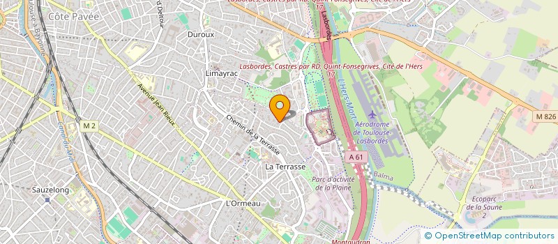 localisation de l'entreprise ACCOMPAGNEMENT-CONSEIL-FORMATION  TOULOUSE