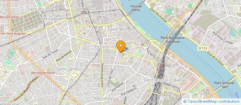 localisation de l'entreprise ACCOMPAGNEMENT ET RECHERCHE PSYCHO SOCIO EDUCATIFS POUR LES JEUNES à BORDEAUX