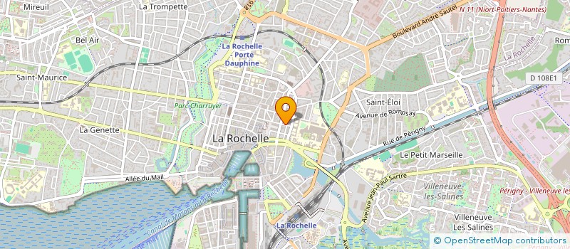 localisation de l'entreprise ACCOMPAGNEMENT FEMMES EN DIFFICULTE  LA ROCHELLE