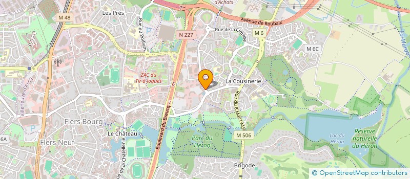 localisation de l'entreprise ACCOMPAGNEMENT GARDIENNAGE SURVEILLANCE à VILLENEUVE-D'ASCQ