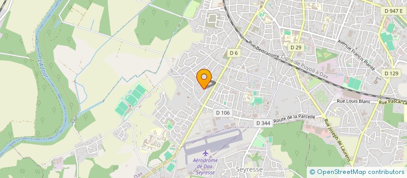 localisation de l'entreprise ACCOMPAGNEMENT IND REPRISE EMPLOI LANDES à DAX