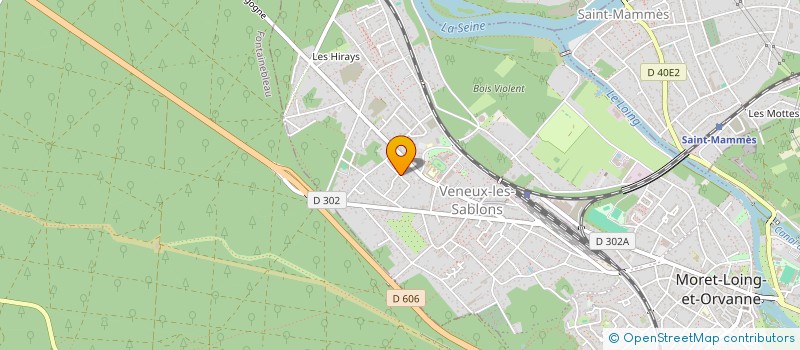 localisation de l'entreprise ACCOMPAGNEMENT LIBERAL SPECIALISE DANS L AUTISME  MORET-LOING-ET-ORVANNE