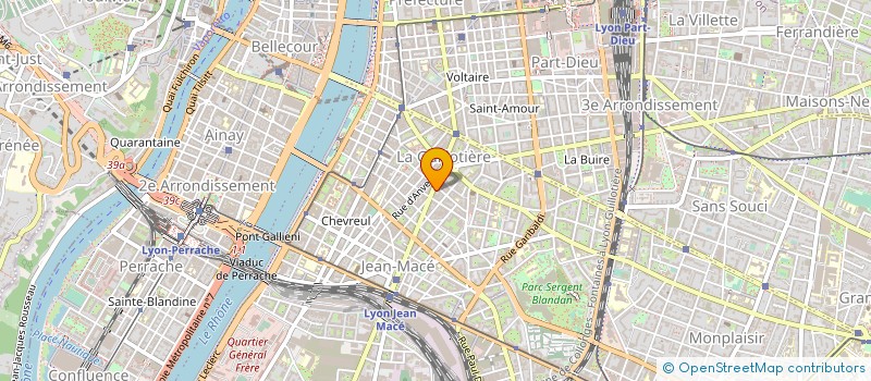 localisation de l'entreprise ACCOMPAGNEMENT MUTUALISTE PREVENTION ET SANTE  LYON