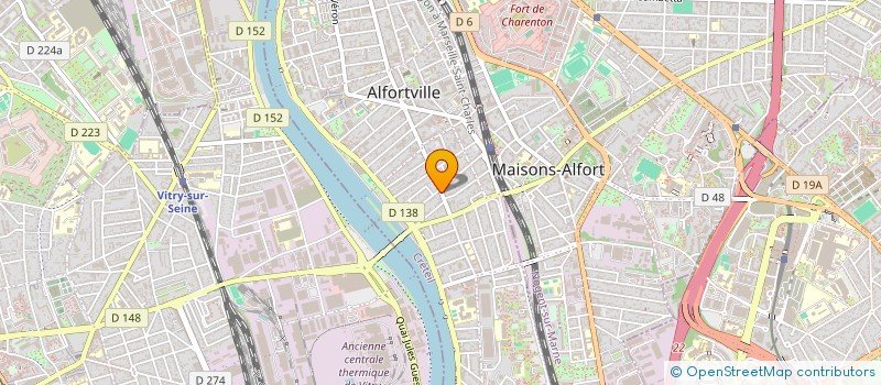 localisation de l'entreprise ACCOMPAGNEMENT SCOLAIRE ET SOLIDAIRE  ALFORTVILLE