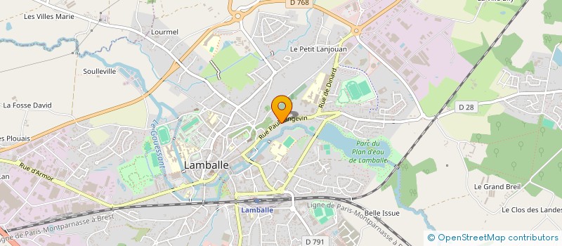 localisation de l'entreprise ACCOMPAGNEMENT TEMPORAIRE DE PROJET ET DE MANAGEMENT  LAMBALLE-ARMOR