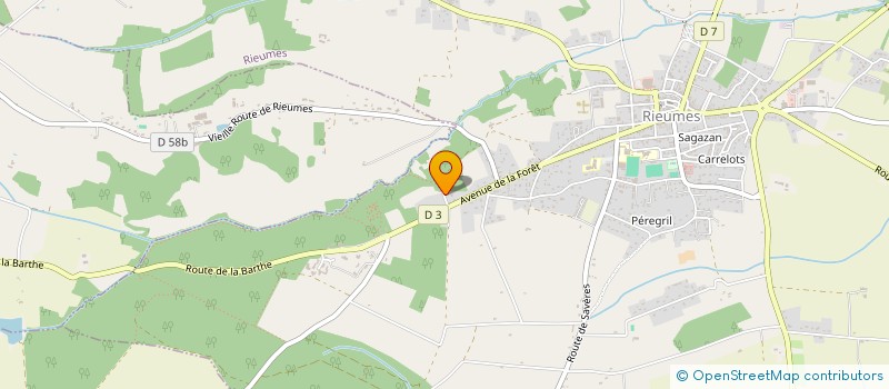 localisation de l'entreprise ACCOMPAGNER COMMUNIQUER OSER REUSSIR  RIEUMES