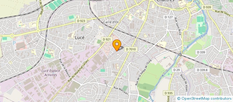 localisation de l'entreprise ACCOMPAGNER INVESTIR DEFINIR à LUISANT