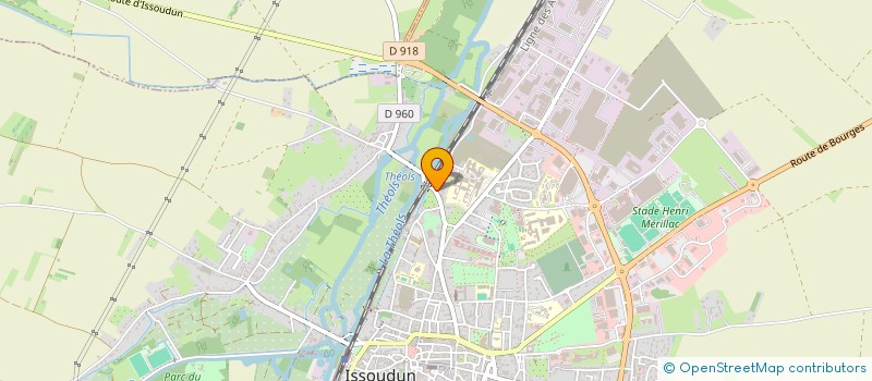 localisation de l'entreprise ACCOMPAGNER LA VIE A ISSOUDUN à ISSOUDUN