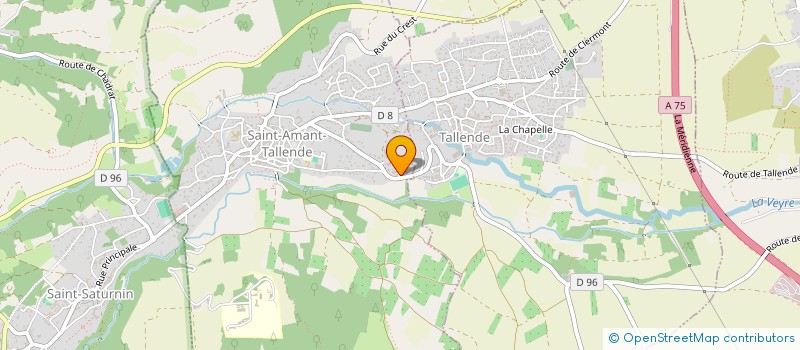 localisation de l'entreprise ACCOMPAGNER LA VIEILLESSE ET LE HANDICAP ENSEMBLE à SAINT-AMANT-TALLENDE