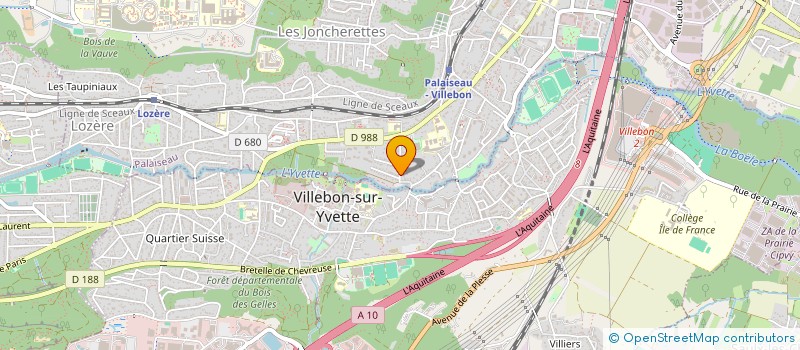 localisation de l'entreprise ACCOMPAGNER POUR REUSSIR à PALAISEAU