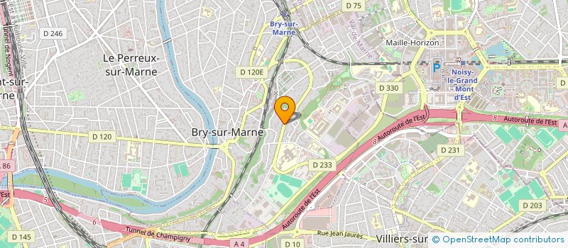 localisation de l'entreprise ACCOMPLICE CONSEIL  BRY-SUR-MARNE