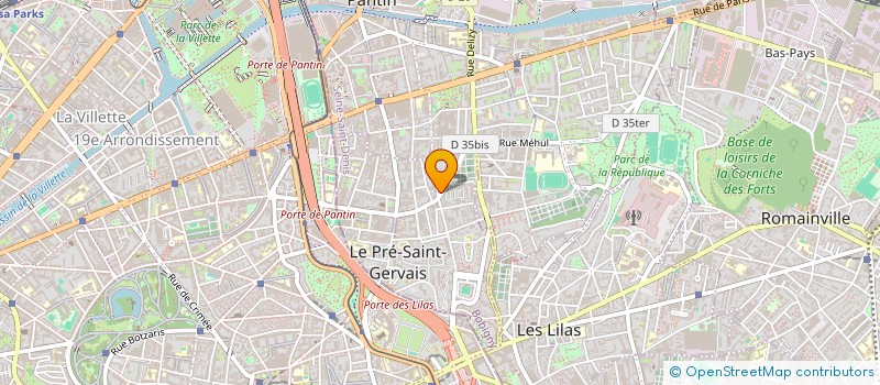 localisation de l'entreprise ACCOMPLICES à LE PRE-SAINT-GERVAIS