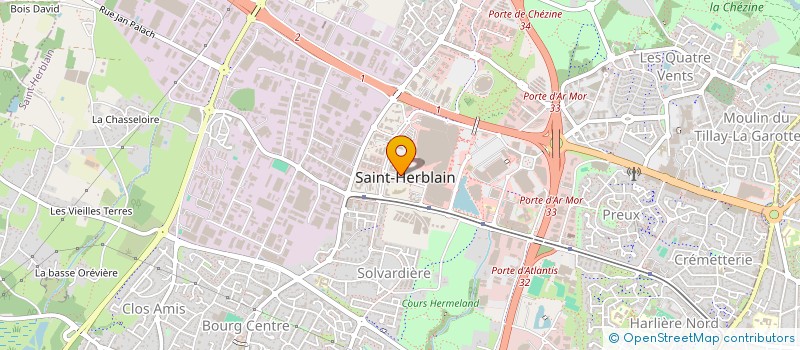 localisation de l'entreprise ACCOMPLIR à SAINT-HERBLAIN