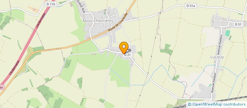 localisation de l'entreprise ACCOMPT CONSEIL  NOVY-CHEVRIERES