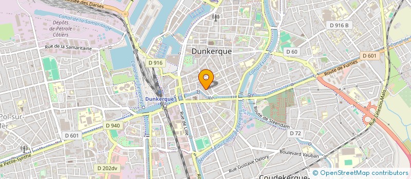 localisation de l'entreprise ACCOMPUTER à DUNKERQUE