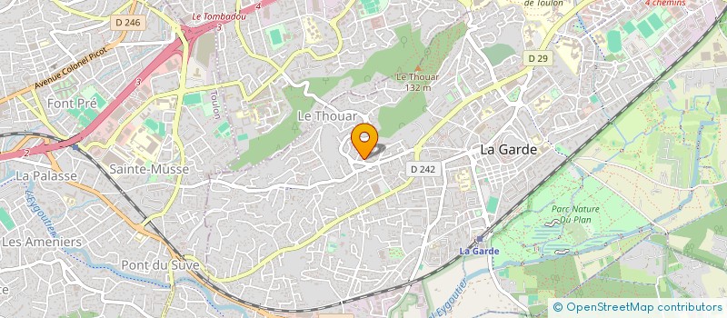 localisation de l'entreprise ACCONOME MEDIA  LA GARDE