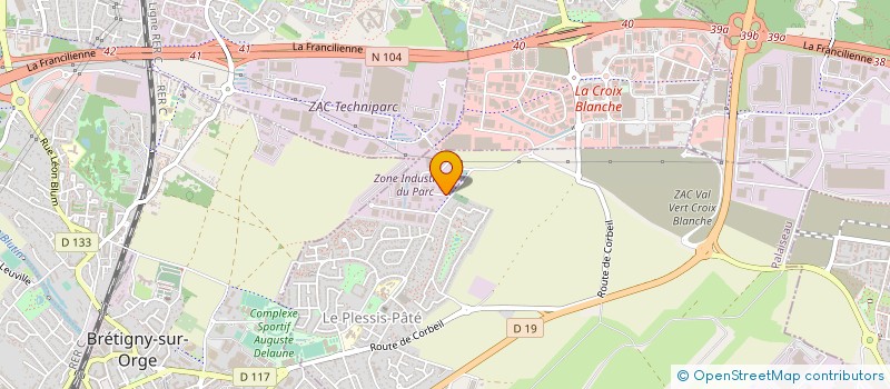 localisation de l'entreprise ACCOR à LE PLESSIS-PATE