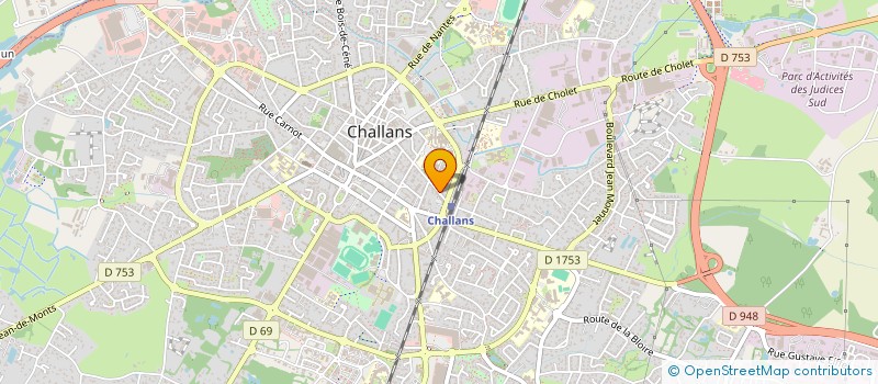 localisation de l'entreprise ACCOR & VENT à CHALLANS