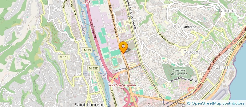 localisation de l'entreprise ACCORD à NICE