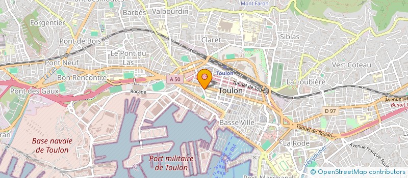 localisation de l'entreprise ACCORD  TOULON