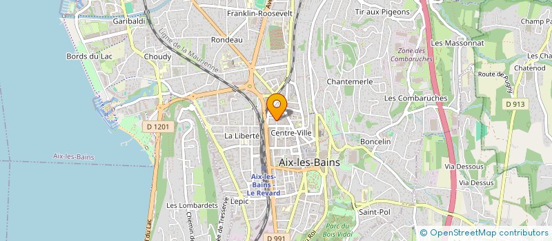 localisation de l'entreprise ACCORD'AMES  AIX-LES-BAINS