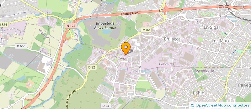 localisation de l'entreprise ACCORD AUTO 31 à COLOMIERS