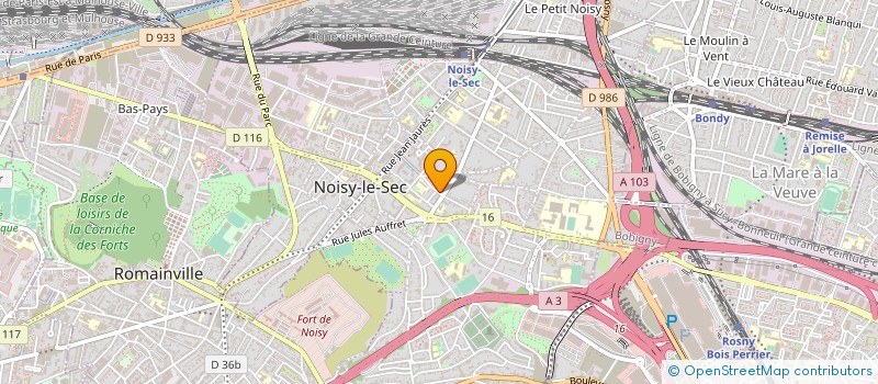 localisation de l'entreprise ACCORD CAPITALE à NOISY-LE-SEC