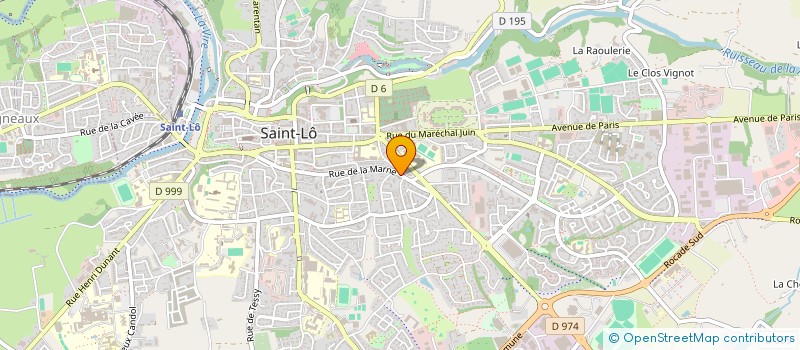 localisation de l'entreprise ACCORD CONSTRUCTIONS SA à SAINT-LO