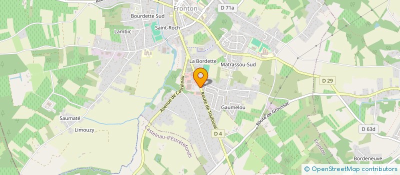 localisation de l'entreprise ACCORD CUIS'IN à FRONTON