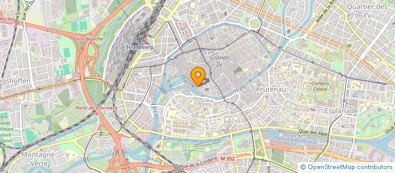 localisation de l'entreprise ACCORD D CTRE RHENAN FORMATION MUSICALE à STRASBOURG