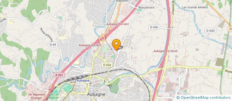 localisation de l'entreprise ACCORD DE CORPS à AUBAGNE