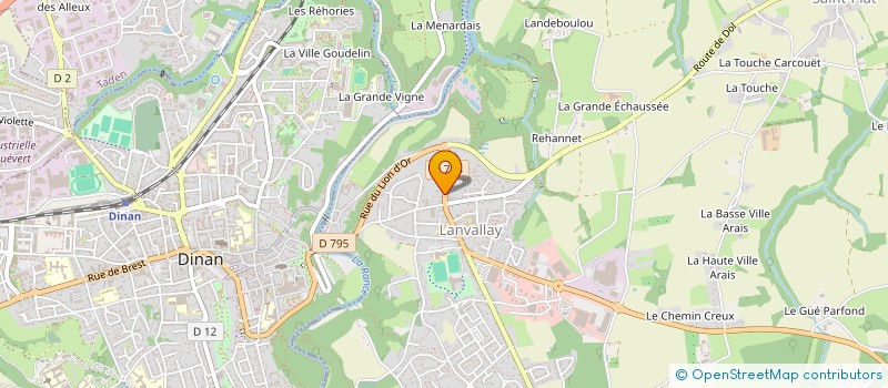 localisation de l'entreprise ACCORD DECOR  LANVALLAY