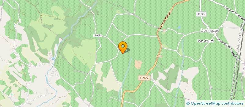 localisation de l'entreprise ACCORD ESSENCE CIEL  PUYCELSI