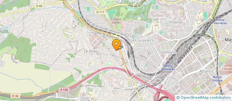 localisation de l'entreprise ACCORD ET RESTAURATION DE PIANOS ARP à MASSY